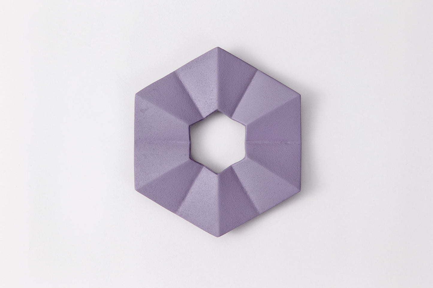 Kamashiki hexagonal origami (violet)