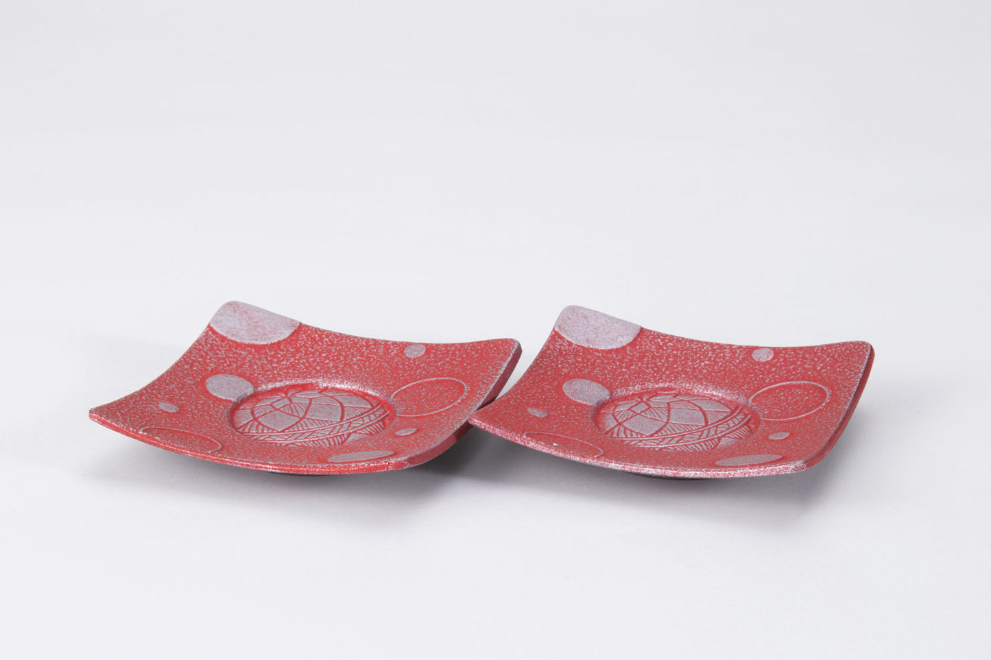 Tea bowl ball play set of 2 (coral color)
