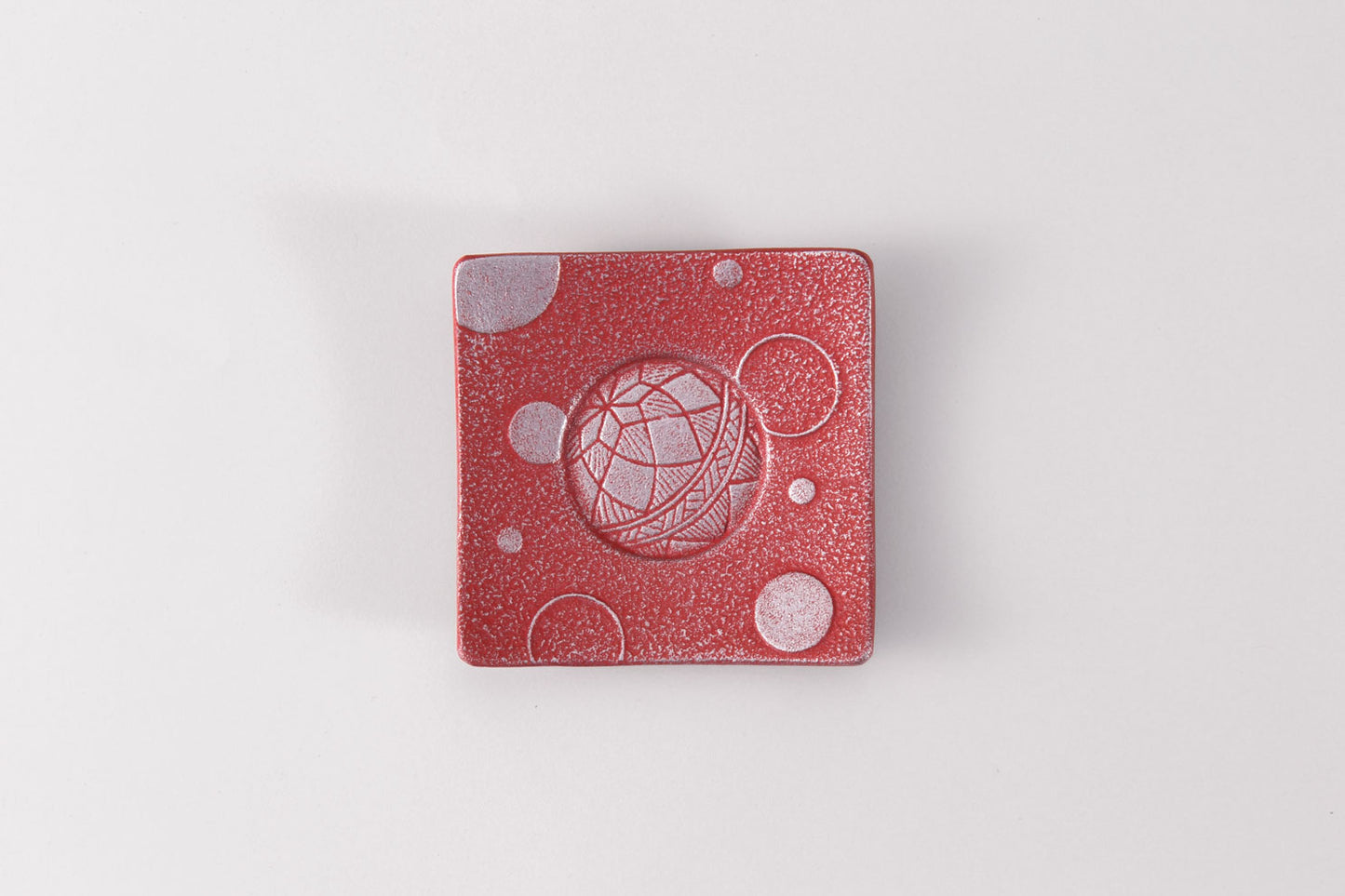 Tea bowl ball play set of 2 (coral color)