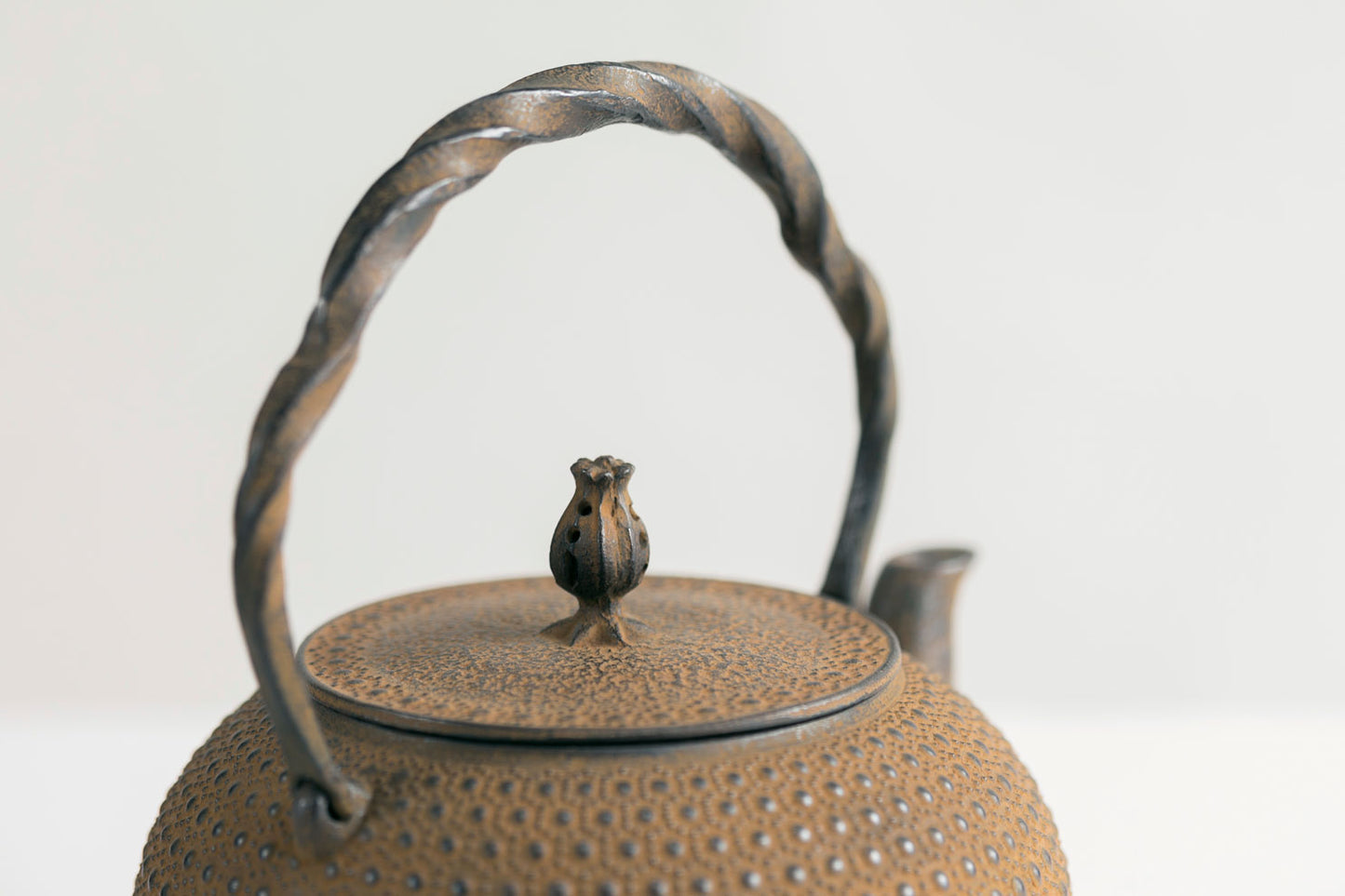 Iron kettle 18 type houndstooth tortoise shell