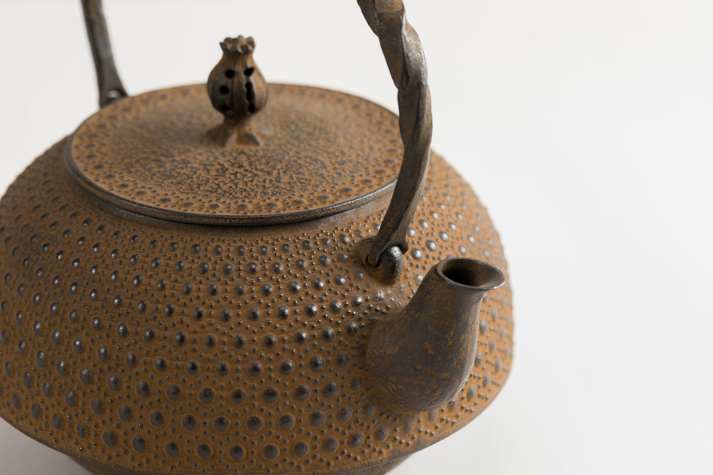 Iron kettle 18 type houndstooth tortoise shell