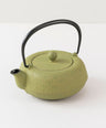 Teapot 5-type lattice pattern, gold/young grass 