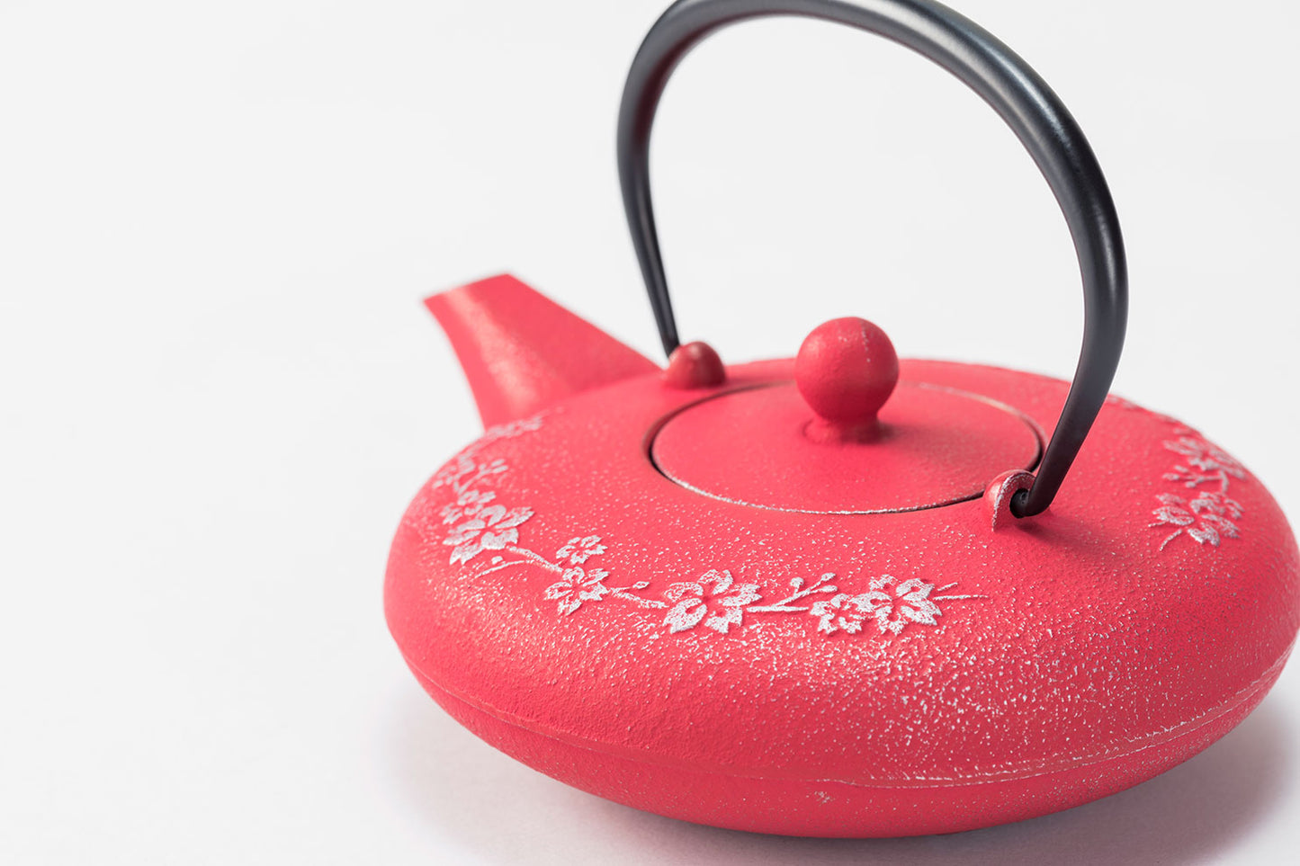 Teapot "Wa Sakura" Silver/Plum color
