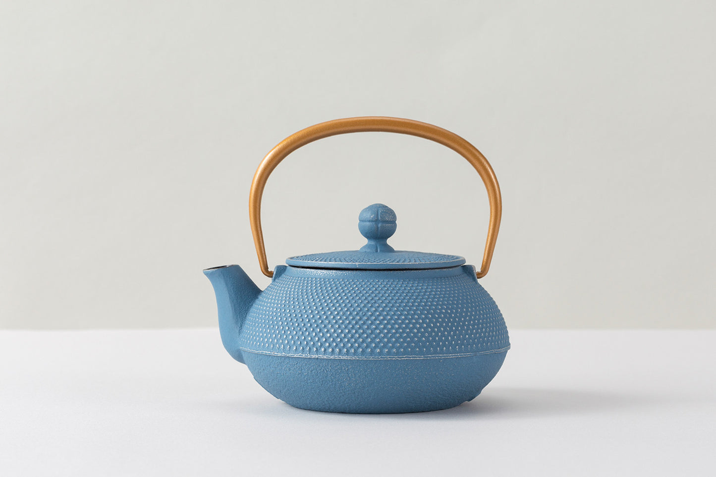 Teapot type 5 Arale (silver/sky blue) Turu gold