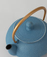 Teapot type 5 Arale (silver/sky blue) Turu gold