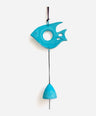 Wind chime tropical fish silver/Turkish blue