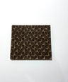 Kamashiki lattice pattern gold/dark brown