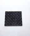 Kamashiki lattice pattern silver/black
