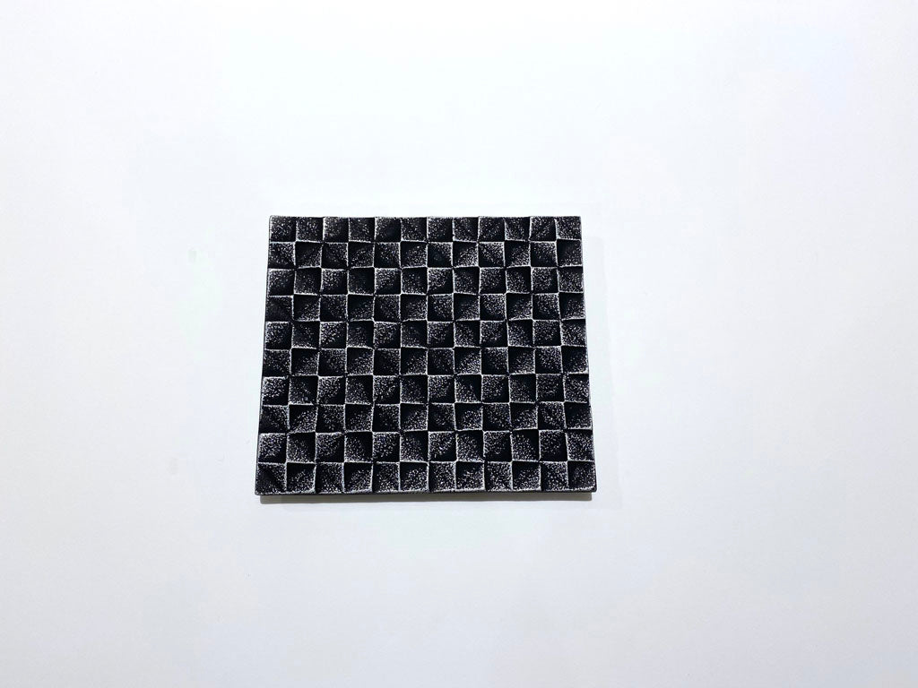 Kamashiki lattice pattern silver/black