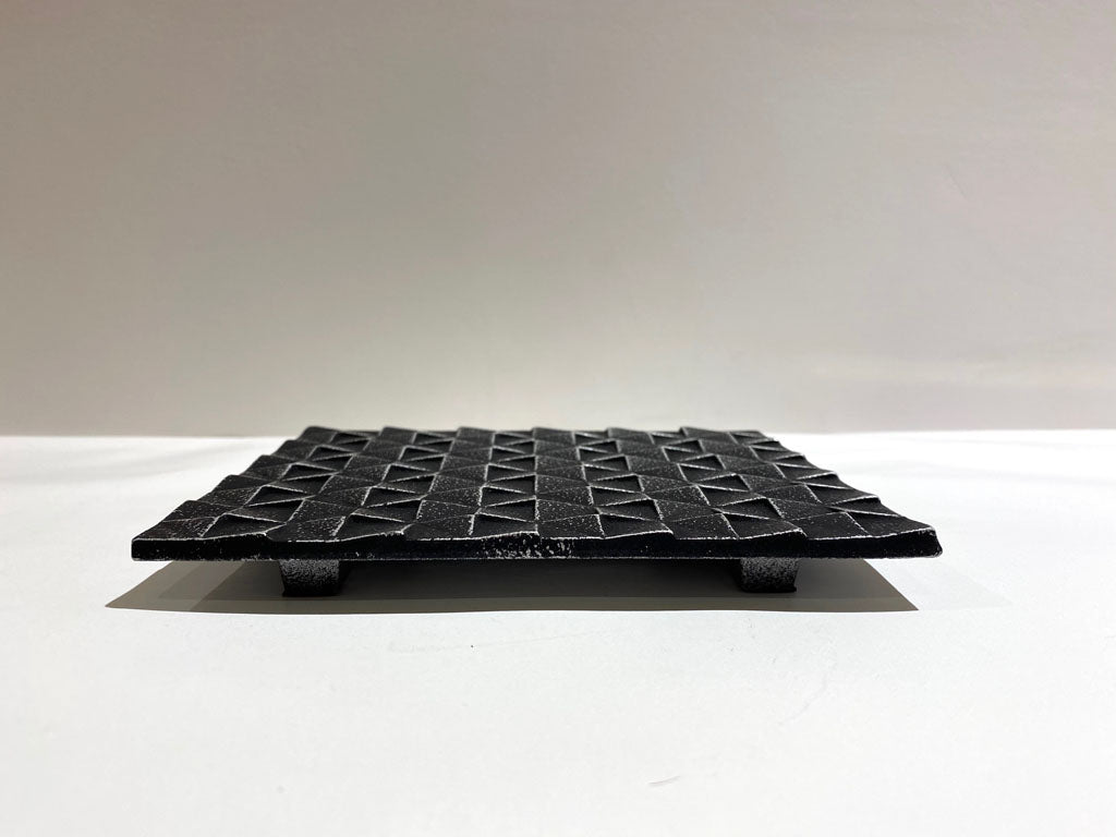 Kamashiki lattice pattern silver/black