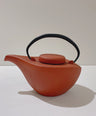 Teapot Hikifune Matte Red Brown