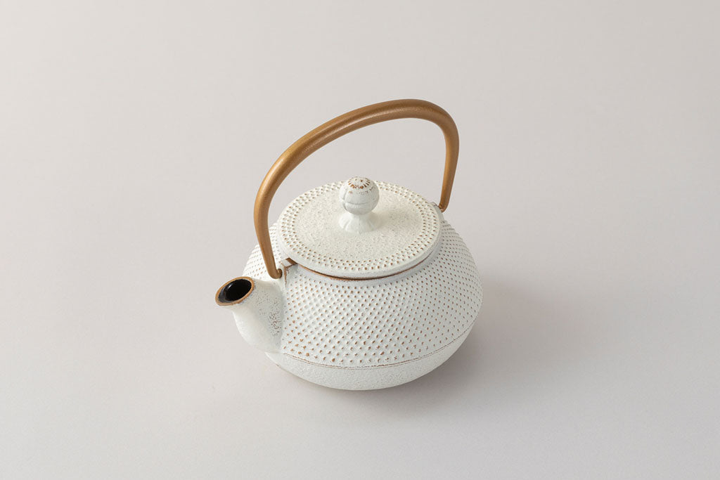Teapot type 3 Arale (gold/linen) Tsurukin 