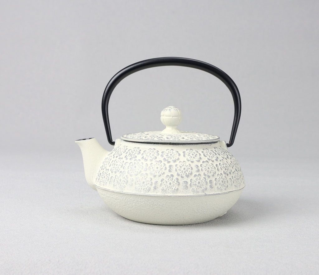 Teapot 5-type Sakura Silver/Linen