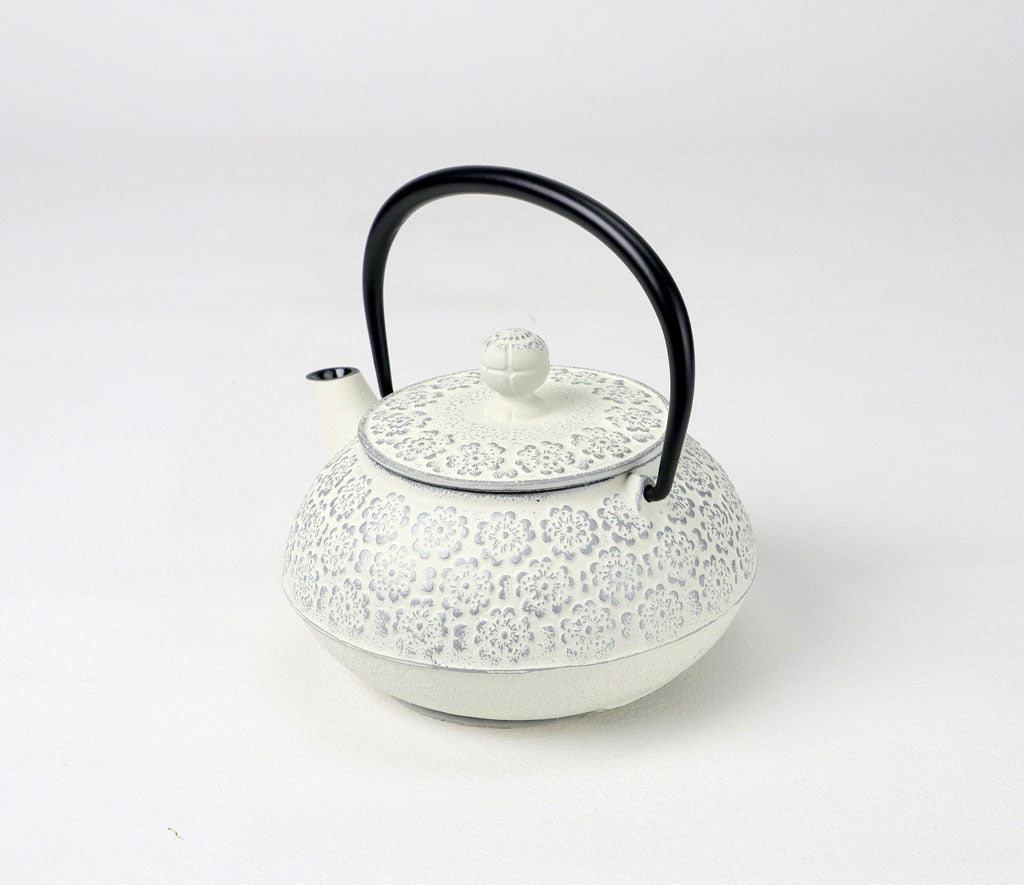 Teapot 5-type Sakura Silver/Linen