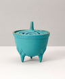 Incense burner of the four seasons Nami (gold/Turkish blue)