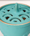 Incense burner of the four seasons Nami (gold/Turkish blue)
