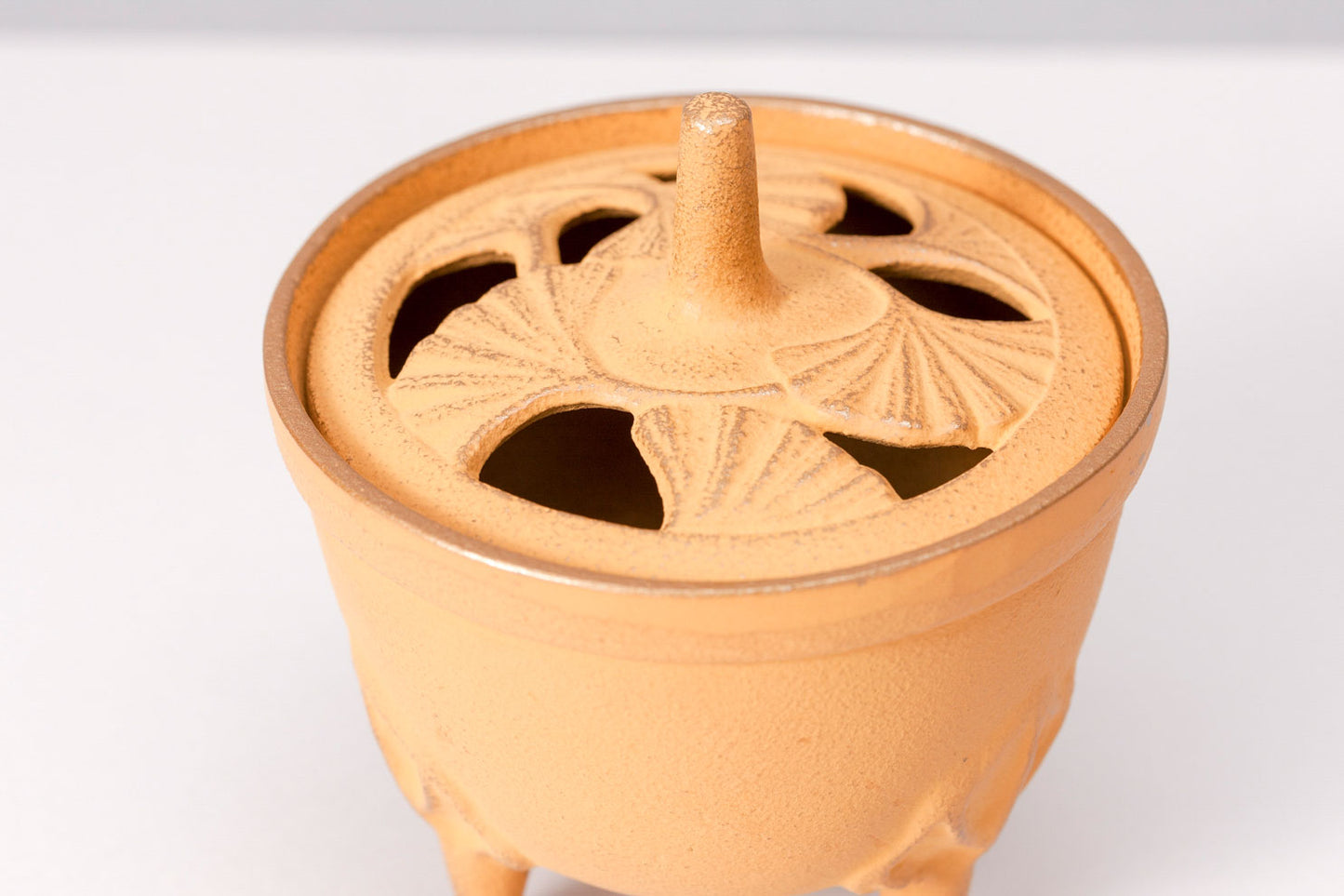 Incense burner of the four seasons Ginkgo (gold/yellow)